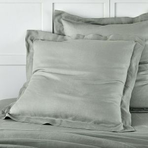 Abbotson Pistachio Linen Tailored European Pillowcase by Sheridan