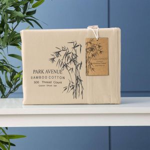 Park Avenue 500 Thread Count DOVE Natural Bamboo Cotton Sheet Sets