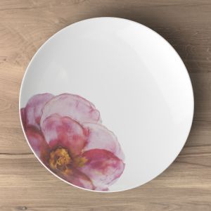 Rose Garden dinner plate, coupe