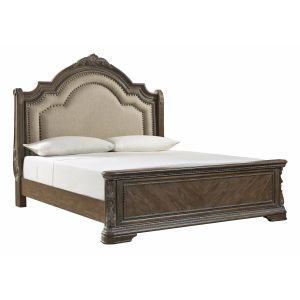 Charmond Package - Aus King Upholstered Sleigh Bed