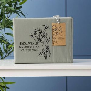 Park Avenue 500 Thread Count JADE Natural Bamboo Cotton Sheet Set