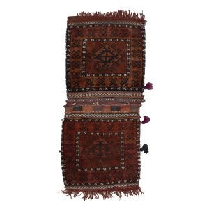 Handmade Afghan Tribal Saddle Bag | 115 x 50 cm