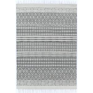 Kailua White Wool Rug (Aztec)