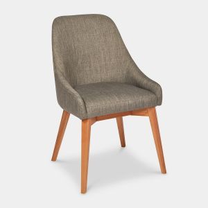 Collaroy Dining Chair Grey Natural Leg