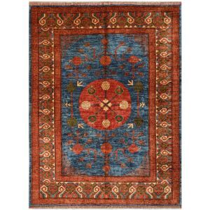 Handmade Afghan Chobi Rug | 247 x 182 cm | 8'1