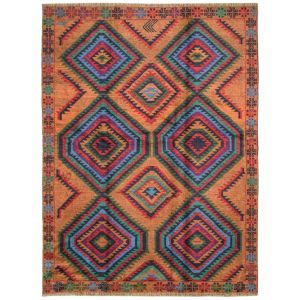 Handmade Tribal Afghan Rug | 240 x 177 cm | 7'10