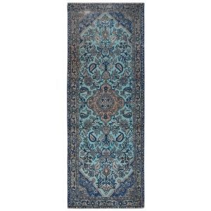 Handmade Vintage Persian Hallway Runner | 205 x 77 cm | 6'9